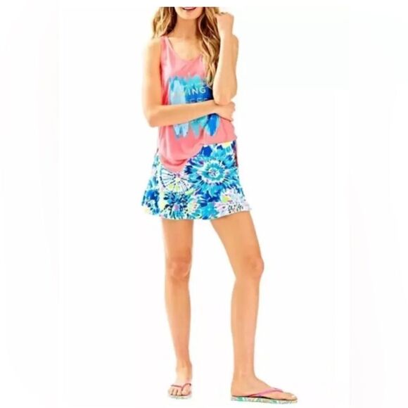 Lilly Pulitzer Sierra Skort Multi Dive Luxletic M UPF 50+ - Picture 1 of 7